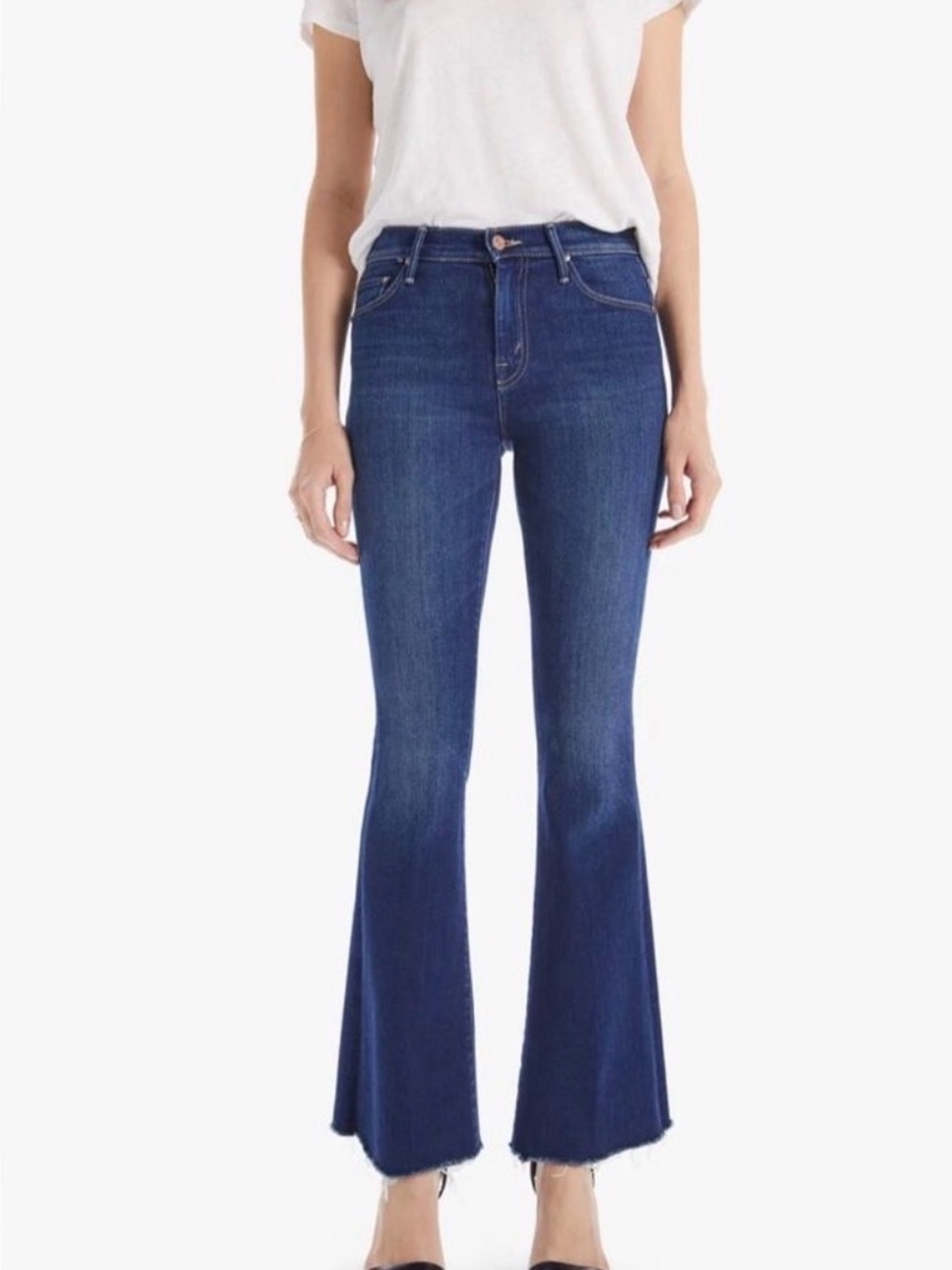 Mother The Weekend Fray Jeans Bootcut